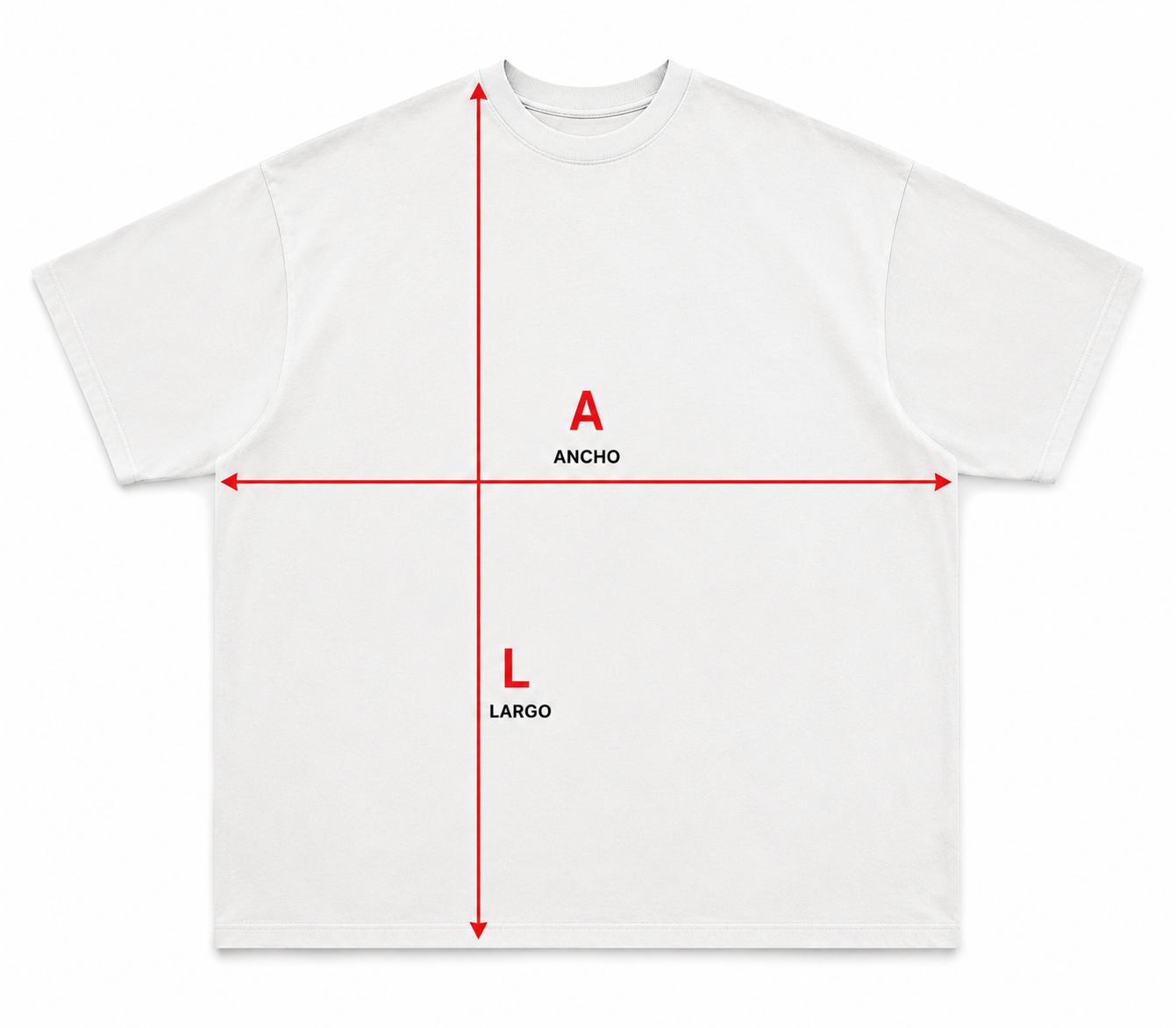 Guía de tallas - Camisetas Eezee